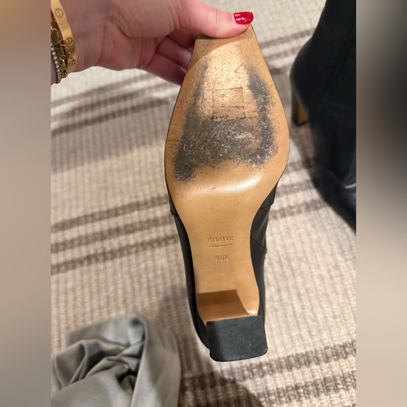 KHAITE Nevada Ankle Stretch 86 boot in black - Picture 6 of 6